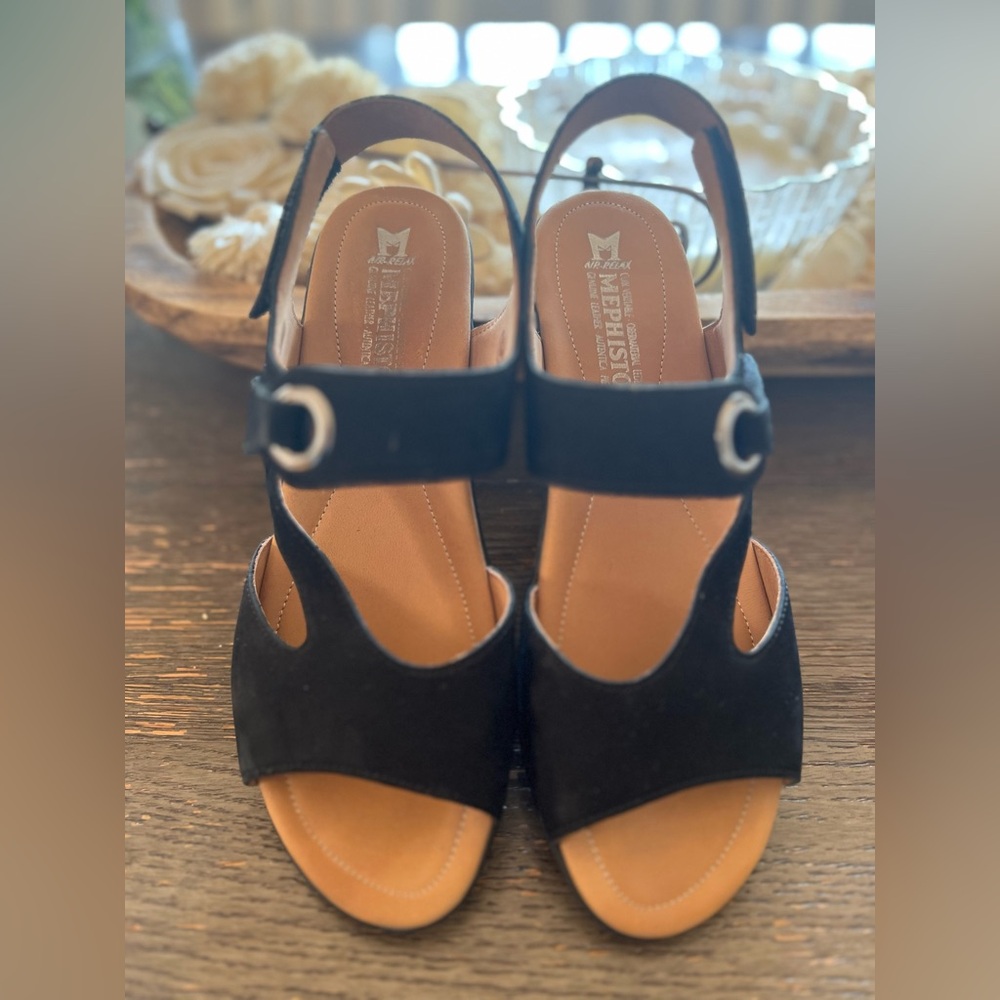 Mephisto Black Women's Sandals Prissie LIKE NEW